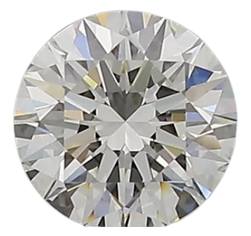 0.4 Carat I VVS2 Round Natural Diamond For Discount