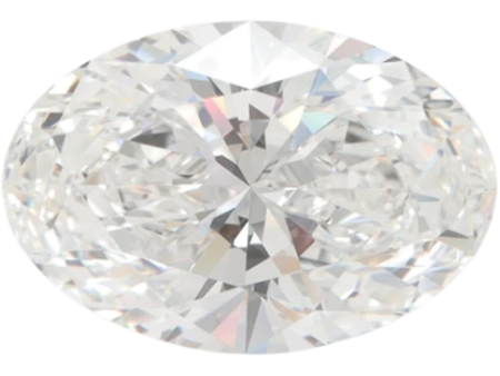 4.09 Carat F IF Oval Lab Diamond Online Hot Sale