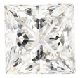 2.37 Carat E VVS2 Princess Lab Diamond Discount