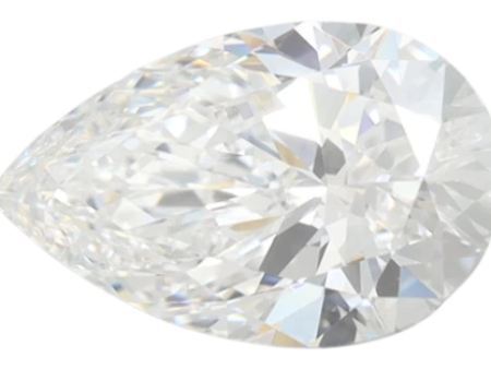 1.57 Carat D VVS1 Pear Lab Diamond Fashion