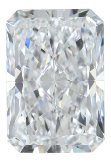 7.01 Carat D VS2 Radiant Lab Diamond For Sale