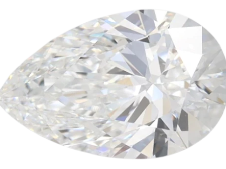 1.56 Carat D VVS1 Pear Lab Diamond Fashion