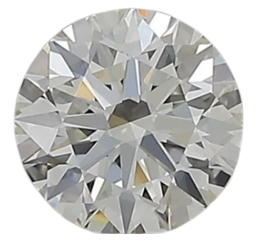 0.42 Carat H IF Round Natural Diamond For Discount